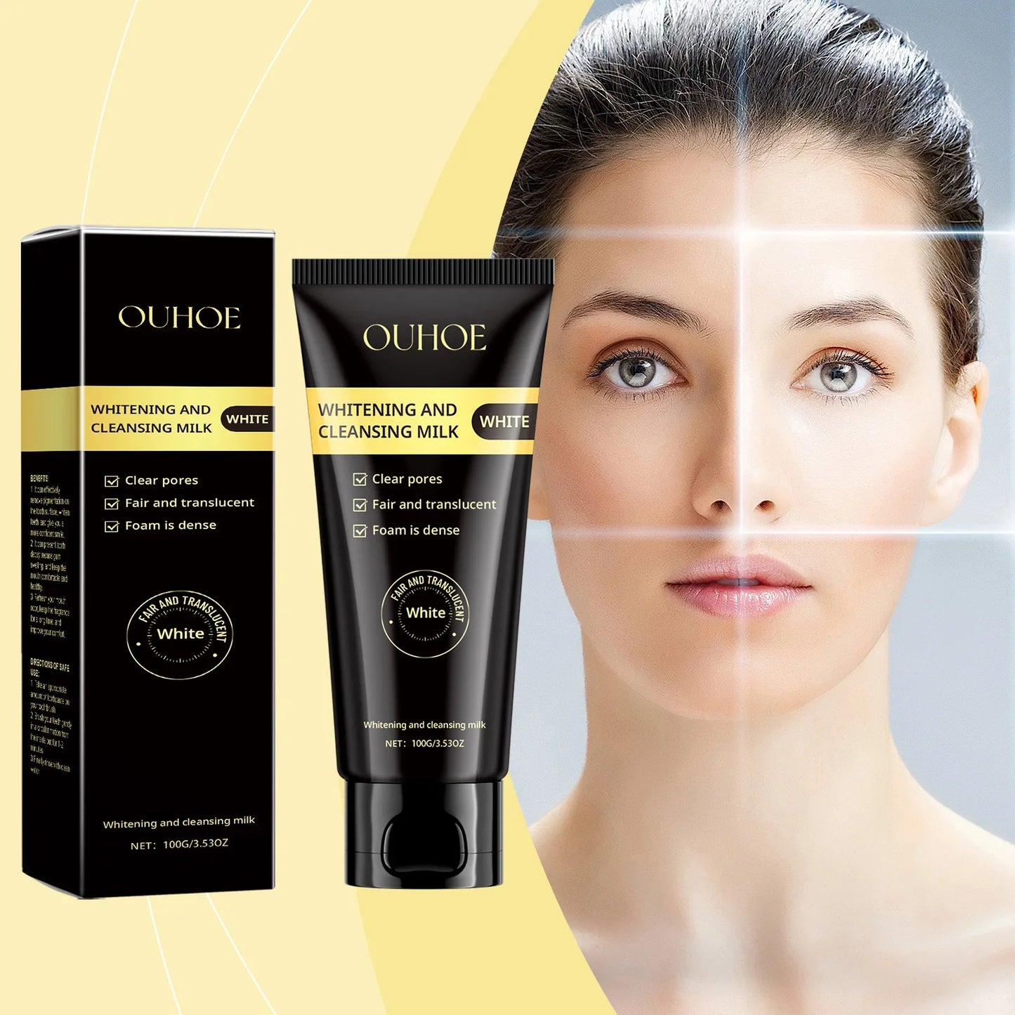 Ouhoe 50ml Glamour Pheromone Perfume Dating Scent Long Lasting Fragrance Bath Cleanser Face Scrub Deodorant Charm Perfume Spray