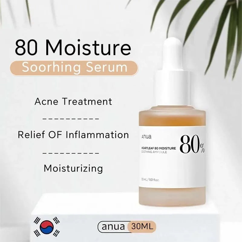 Korean Anua Skincare Products Set Peach 70% Niacinamide Serum Dark Spot Serum Soothing Ampoule Lemon Vitamin Whitening Essence