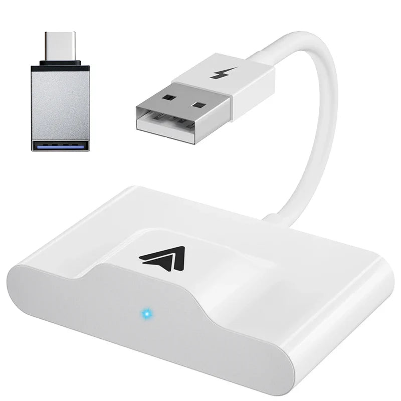 Wireless Video Android Auto Adapter with Netflix/YouTube/ TikTok for OEM Wireless CarPlay Cars