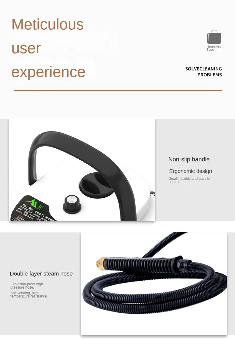 NEW Steam Cleaner High Temperature Disinfection Air Conditioning Kitchen Range Hood Household/Car Steam Cleaner 220V NEW