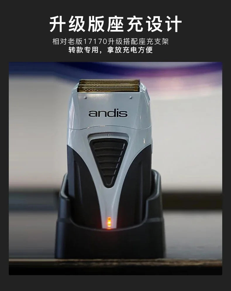 Original Profoil Lithium Plus 17200 Barber Hair Cleaning Electric Shaver For Men Beard Stubble Razor Bald Shaving Machine