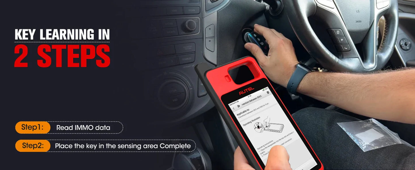2025 Autel MaxiIM KM100 Key Fob Programming Tools KM100X key Programmer 60s Key Generation OBD IMMO Key Learning Key Free Update