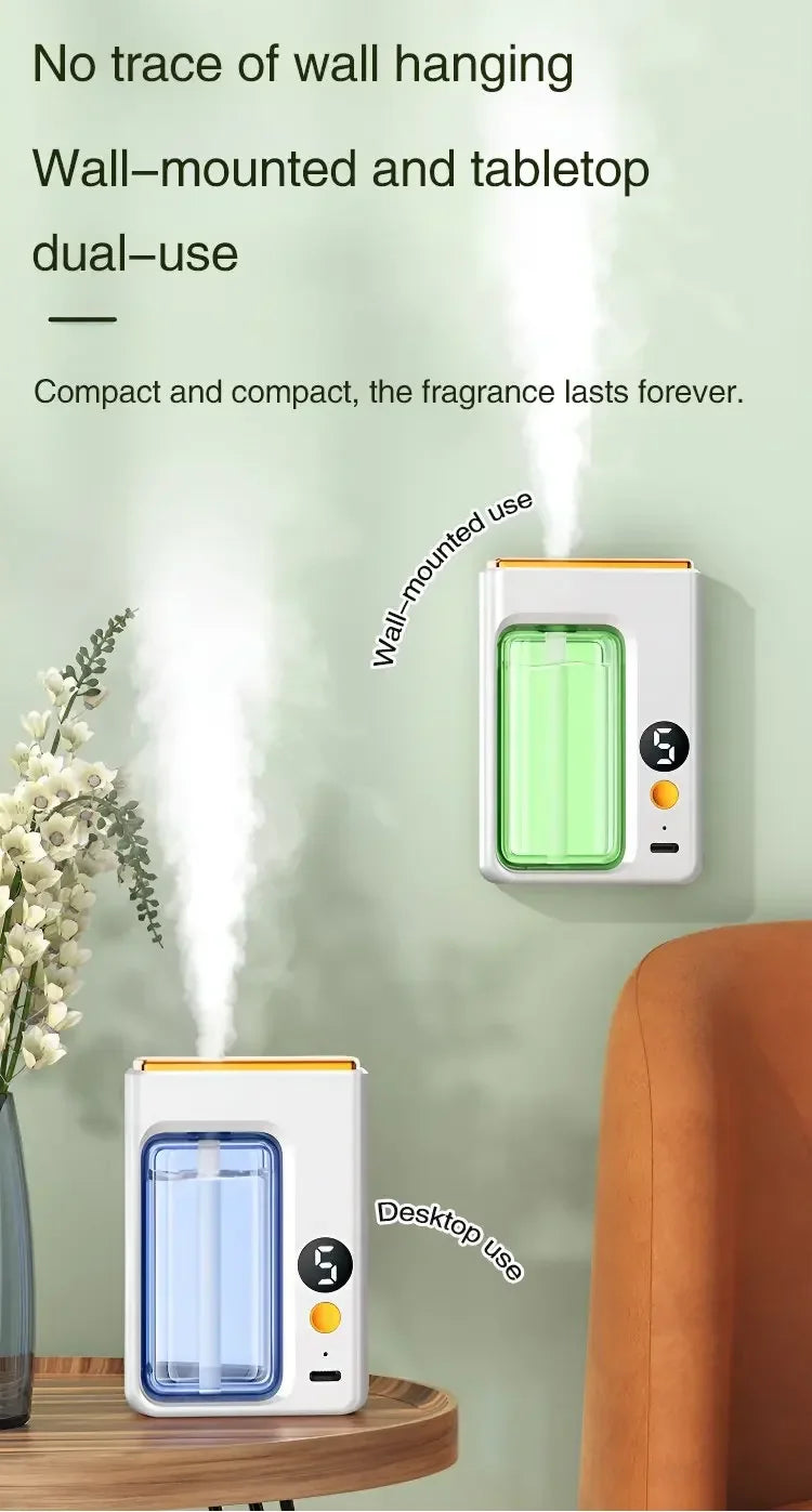 Xiaomi Automatic Diffuser Aromatherapy Car Perfume with Display Essential Oil Humidifier Bathroom Deodorization Air Freshener
