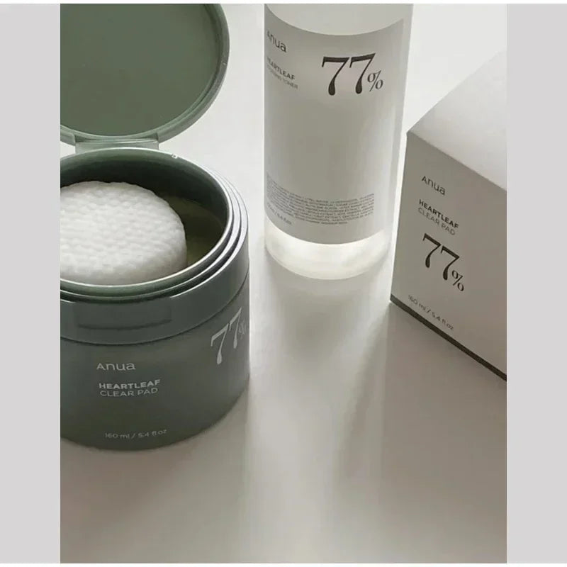 Authentic Anua Heartleaf 77% Moisturizing Toner 250ml Remover Essence Fades Fine Lines Deep Cleaning Facial Cleanser 150ml