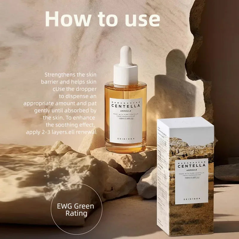 Skin1004 Madagascar Centella Asiatica Ampoule Facial Serum Moisturizing Blackhead Remover Oil Skincare Original Beauty Product