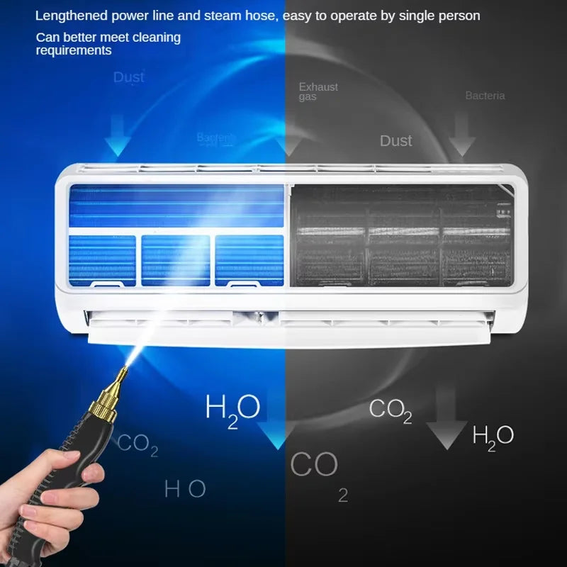 NEW Steam Cleaner High Temperature Disinfection Air Conditioning Kitchen Range Hood Household/Car Steam Cleaner 220V NEW