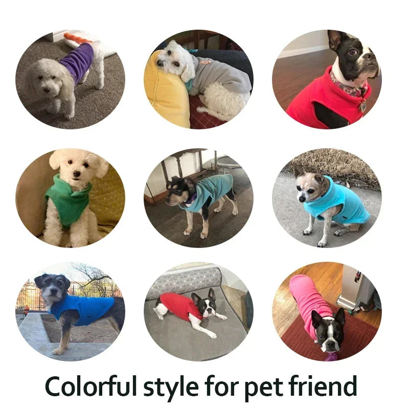Fleece Winter Pet T-Shirt dog & cat