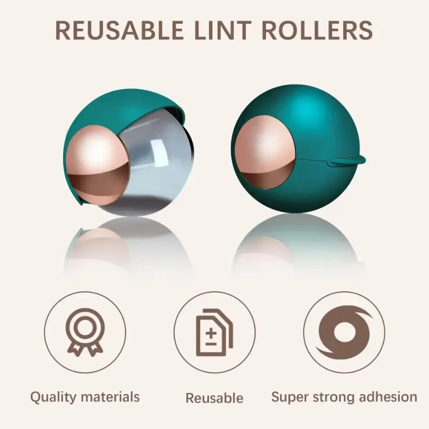 Pet Hair Remover Reusable Clothes Lint Remover Sticky Portable Washable Dog Cat Pet Lint Roller Ball Household Supplies