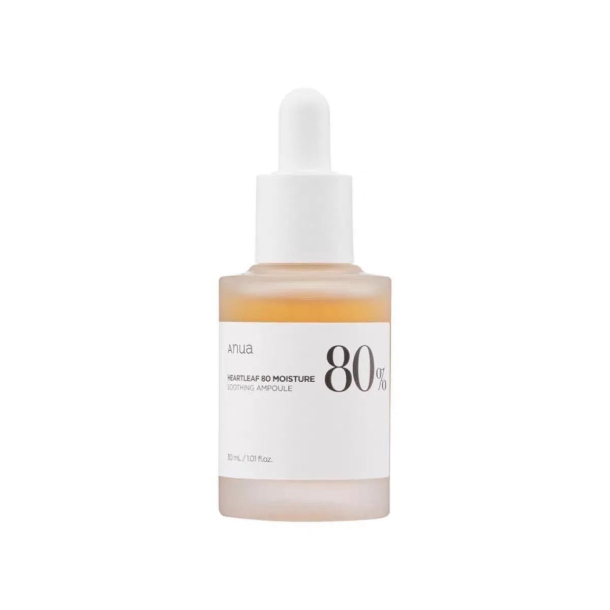 Anua Heartleaf 80% Soothing Ampoule 30ml High Concentration Skin Care Essence Moisturizing Panthenol Korean Skin Care Products