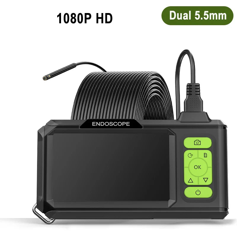 Industrial Endoscope 4.3'' IPS Screen HD1920P 5MP Autofocus Camera HD1080P Single Dual Triple Lens USB Car Inspection Borescope