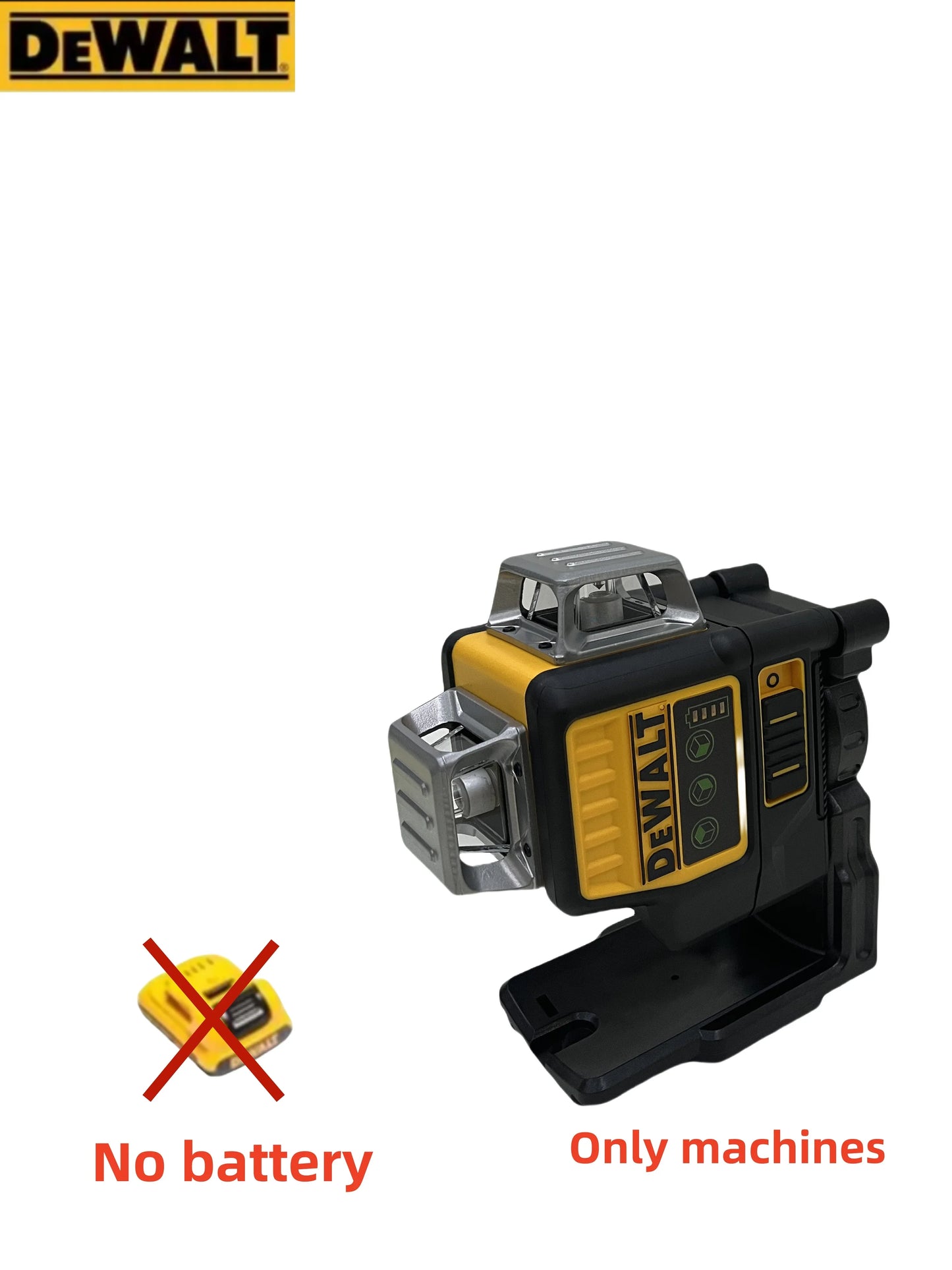 2024 Dewalt DW089LG 12 Lines 3 Sides*360 Degree Vertical 12V Lithium Battery Laser Level Horizontal