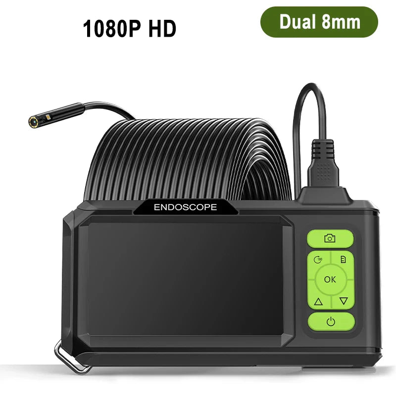 Industrial Endoscope 4.3'' IPS Screen HD1920P 5MP Autofocus Camera HD1080P Single Dual Triple Lens USB Car Inspection Borescope