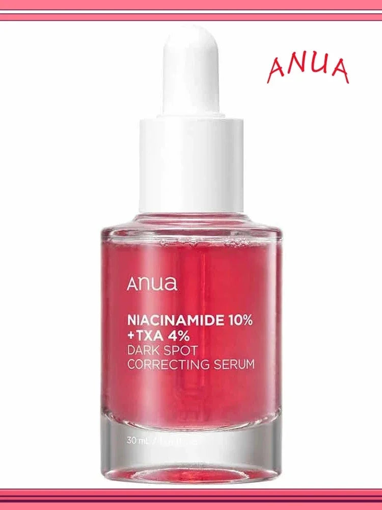 Anua 10% Niacinamide + 4% Hyaluronic Acid Face Serum Ceramide Vitamin B12 Natural Pigment 30ml Skin Care Products Night Essence