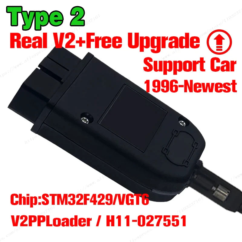 Best qualit 2025+ Real V2 VagCom Diagnostic Tool Update Online Unlimited VINS Vag Com HEX Usb Interface V25.3 Coding Function
