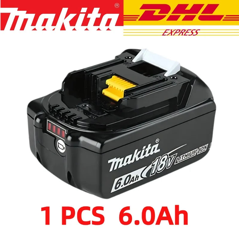 100% original Makita 18V 6.0Ah Rechargeable Battery ,For Makita BL1830 BL1830B BL1840 BL1840B BL1850 BL1850B Power Tools Battery