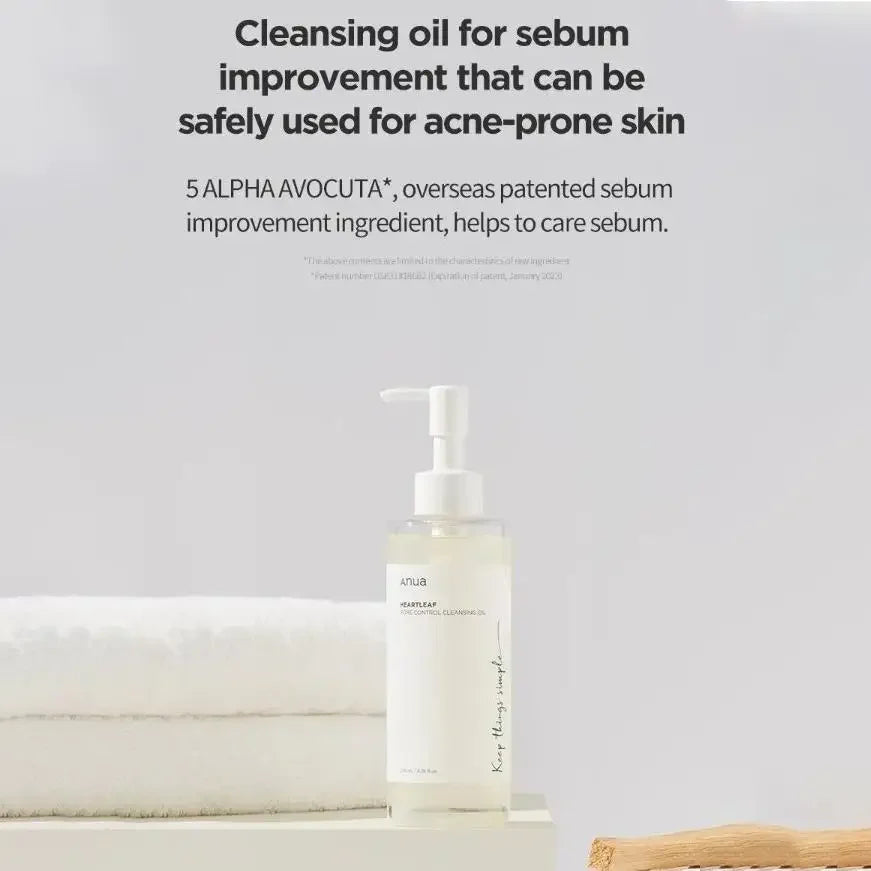 Anua Skincare Products Set Facial Deep Cleansing Toner 77 Heartleaf Pore Control Cleansing Oil korean Kit Skin Care Beauty Set