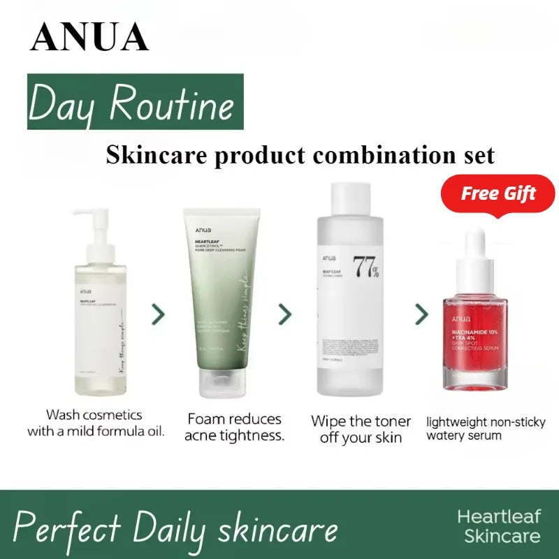 Korean Anua Heartleaf Pore Control Cleansing Oil Moisturizer Skin Care Facial Acne Blackhead Removal Oil 200ml Skincare Products