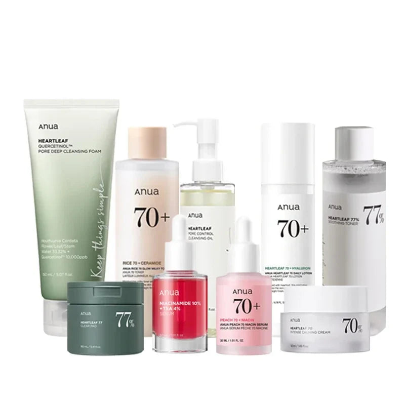 Anua Rice 70 Glowing Milky Toner Brightening Niacinamide Serum Toner Face Toner for Glass Skin Korean Skin Care Beauty Products