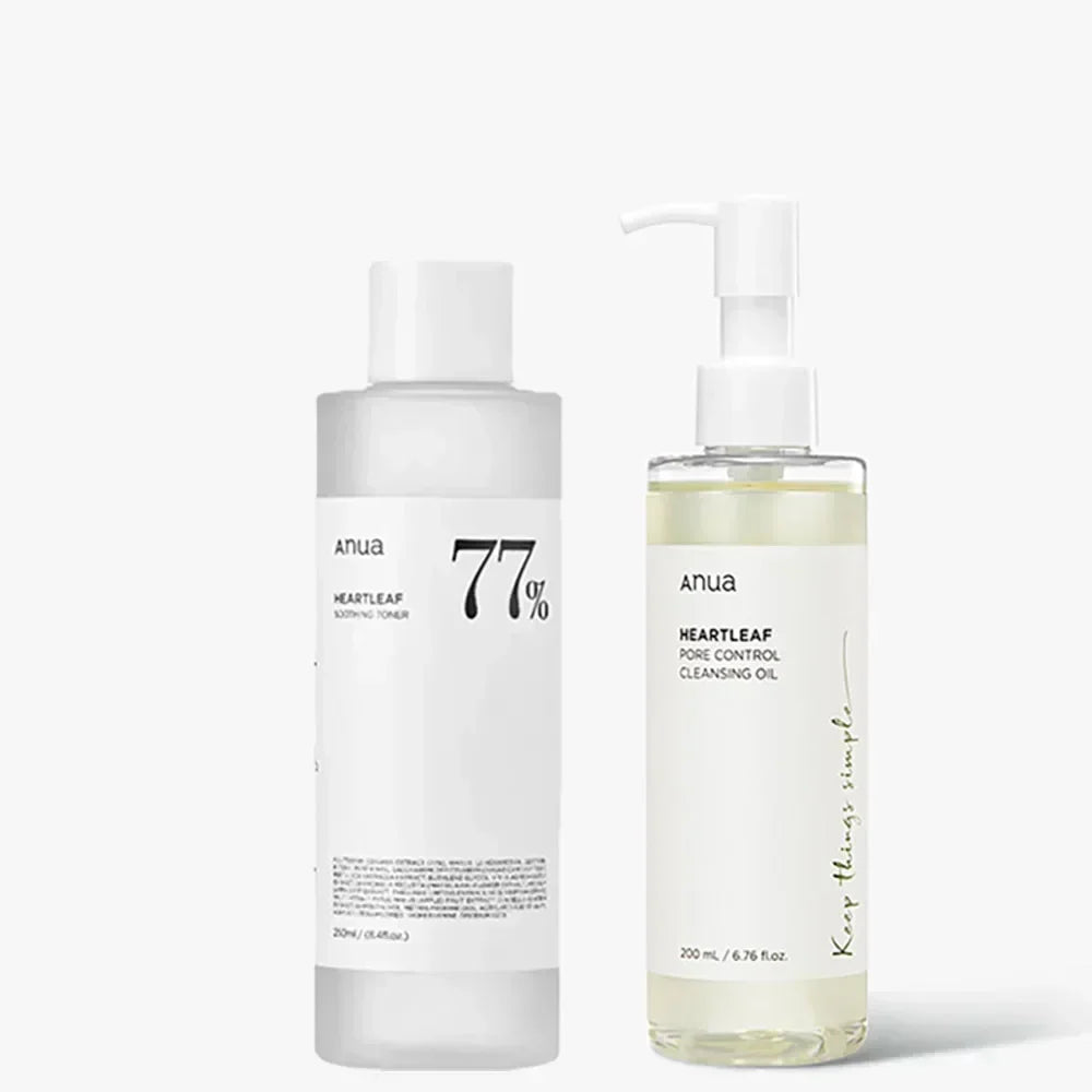 Anua Heartleaf Original Skincare Products Moisturizing Rice Toner Niacinamide Whitening Serum Cleansing Oil Peach 70% Essence