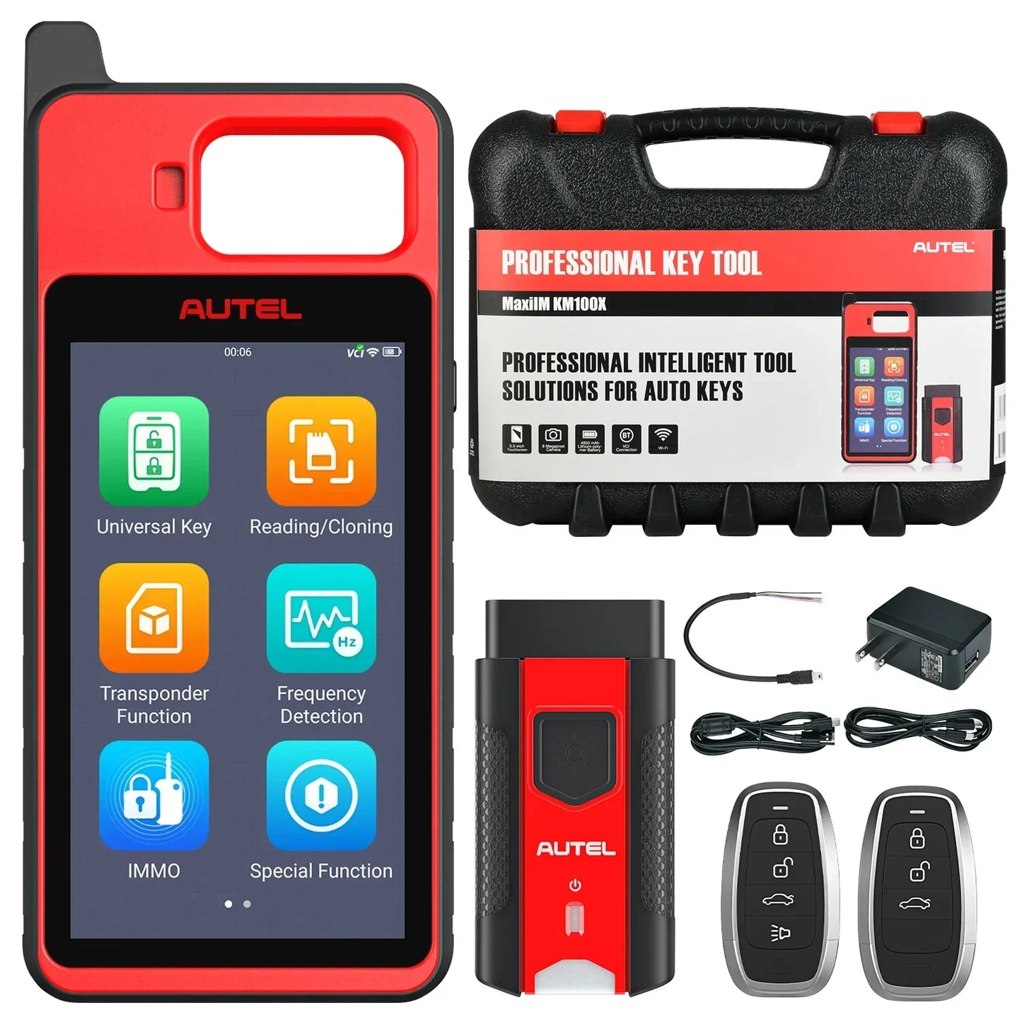 2025 Autel MaxiIM KM100 Key Fob Programming Tools KM100X key Programmer 60s Key Generation OBD IMMO Key Learning Key Free Update