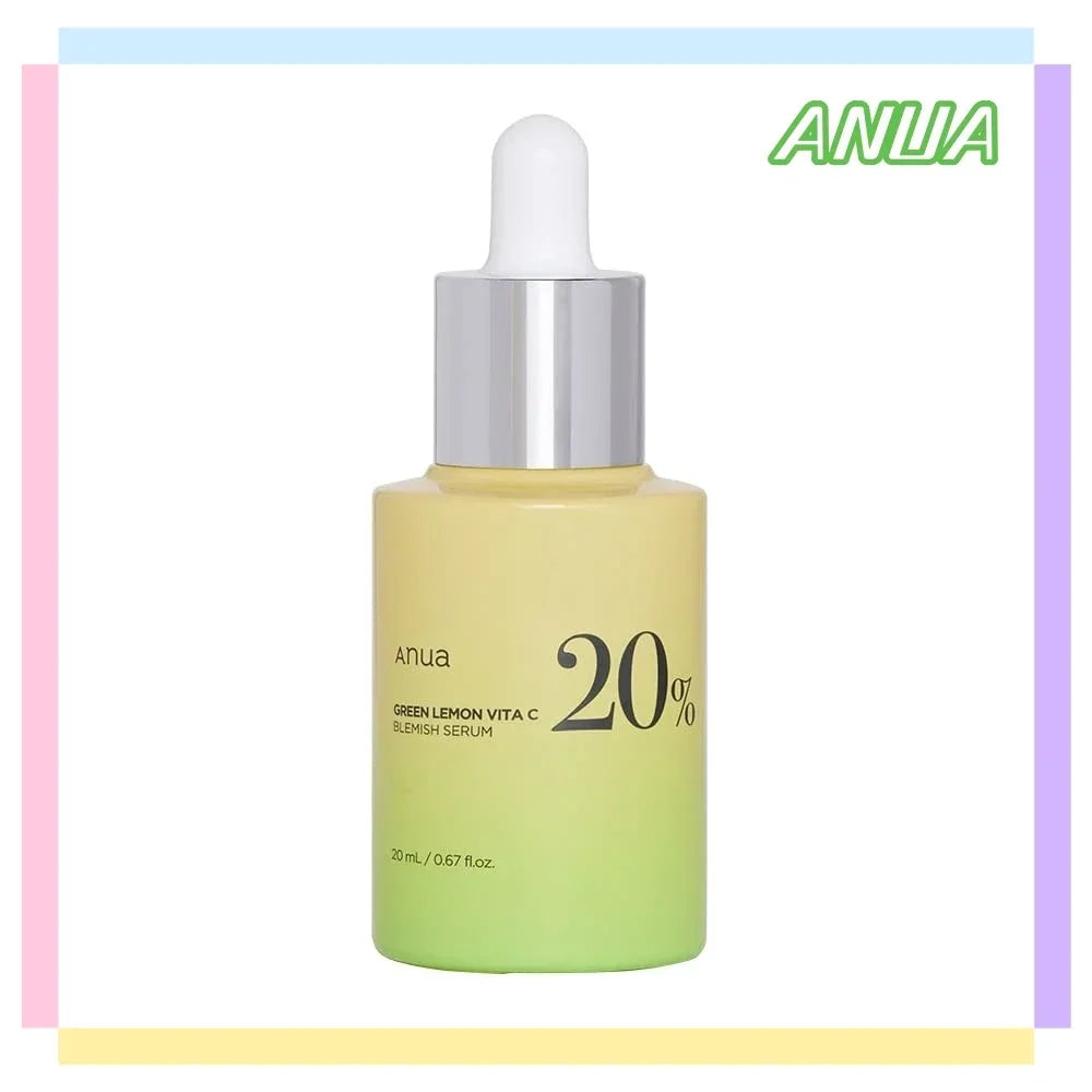Anua Green Lemon Vitamin C Serum with Vitamin E,face serum,Hyaluronic & Ferulic Acid (0.67 fl.oz / 20ml ) skin care products