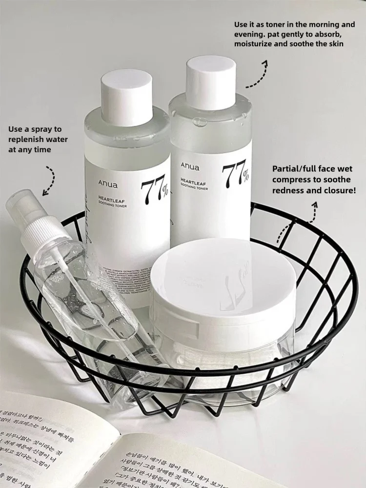 ANUA Korean Houttuynia cordata toner 77% soothing oil control astringent pores toner suitable for sensitive skin 250ml