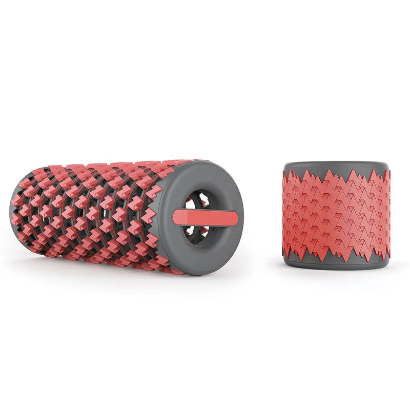 New Custom Deep Tissue Muscle Massage Collapsible Folding Shaft Yoga Foam Roller