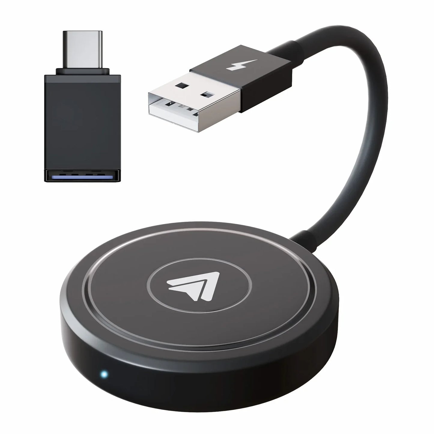 Wireless Video Android Auto Adapter with Netflix/YouTube/ TikTok for OEM Wireless CarPlay Cars