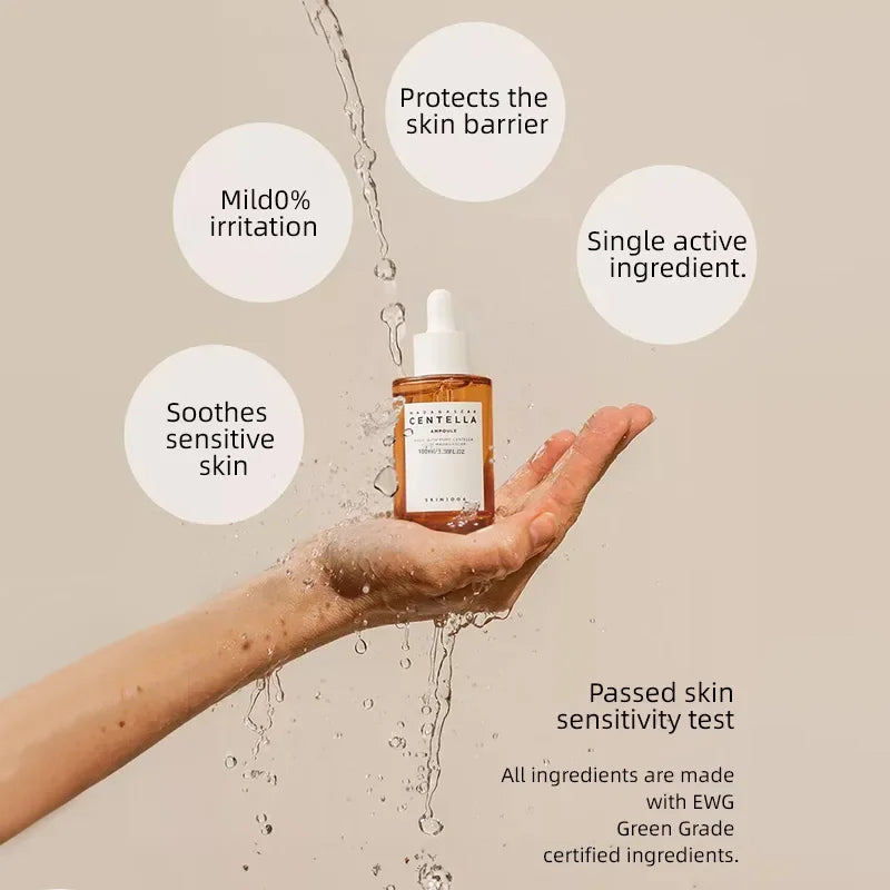 Skin1004 Madagascar Centella Asiatica Ampoule Facial Serum Moisturizing Blackhead Remover Oil Skincare Original Beauty Product