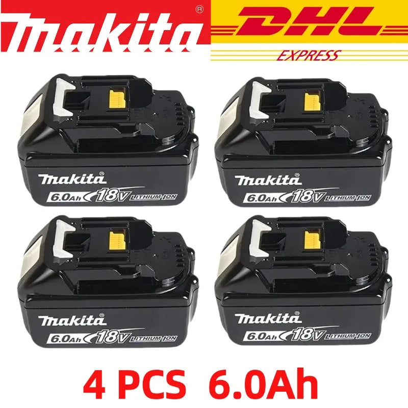 100% original Makita 18V 6.0Ah Rechargeable Battery ,For Makita BL1830 BL1830B BL1840 BL1840B BL1850 BL1850B Power Tools Battery