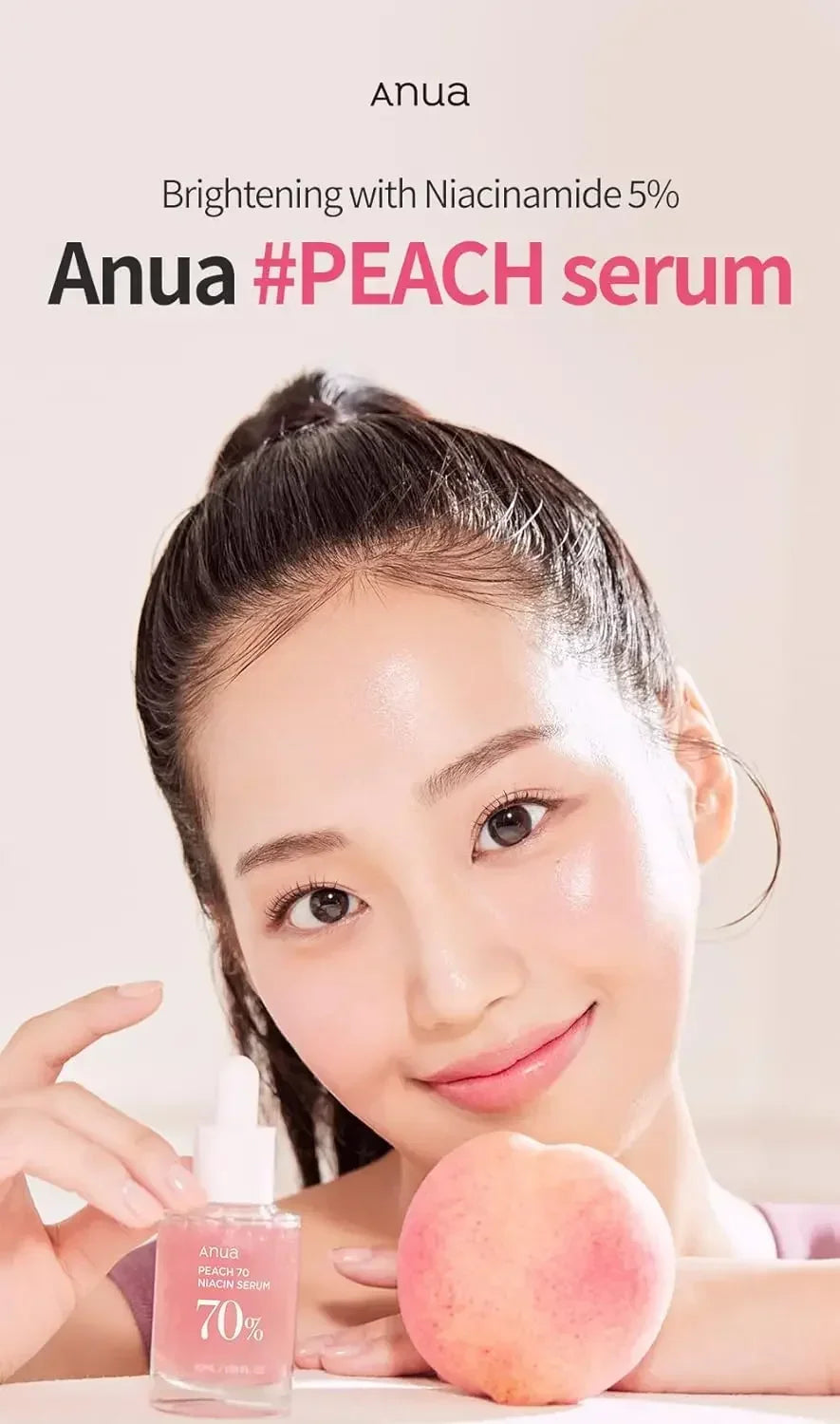Anua Heartleaf Original Skincare Products Moisturizing Rice Toner Niacinamide Whitening Serum Cleansing Oil Peach 70% Essence