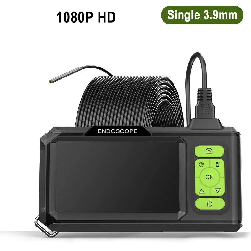Industrial Endoscope 4.3'' IPS Screen HD1920P 5MP Autofocus Camera HD1080P Single Dual Triple Lens USB Car Inspection Borescope