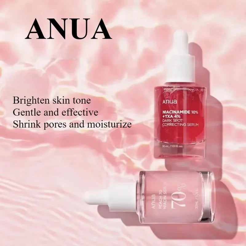 Korean Anua Heartleaf Peach 70 Niacinamide Essence Facial Whitening Serum Moisturizer Skincare Beauty Products for Glass Skin