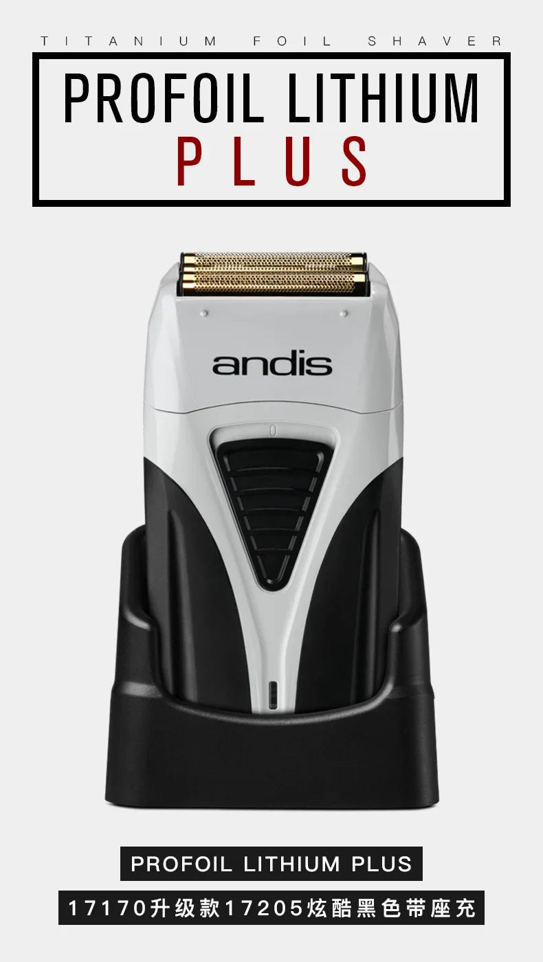 Original Profoil Lithium Plus 17200 Barber Hair Cleaning Electric Shaver For Men Beard Stubble Razor Bald Shaving Machine