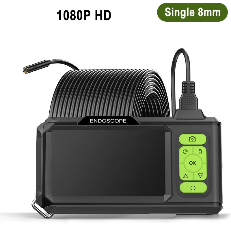 Industrial Endoscope 4.3'' IPS Screen HD1920P 5MP Autofocus Camera HD1080P Single Dual Triple Lens USB Car Inspection Borescope