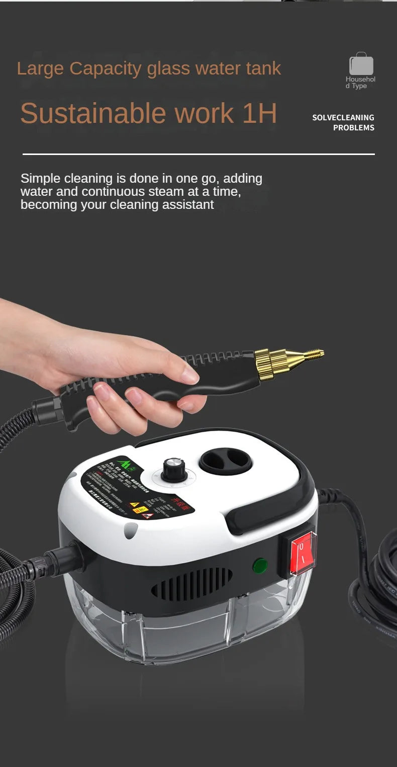 NEW Steam Cleaner High Temperature Disinfection Air Conditioning Kitchen Range Hood Household/Car Steam Cleaner 220V NEW