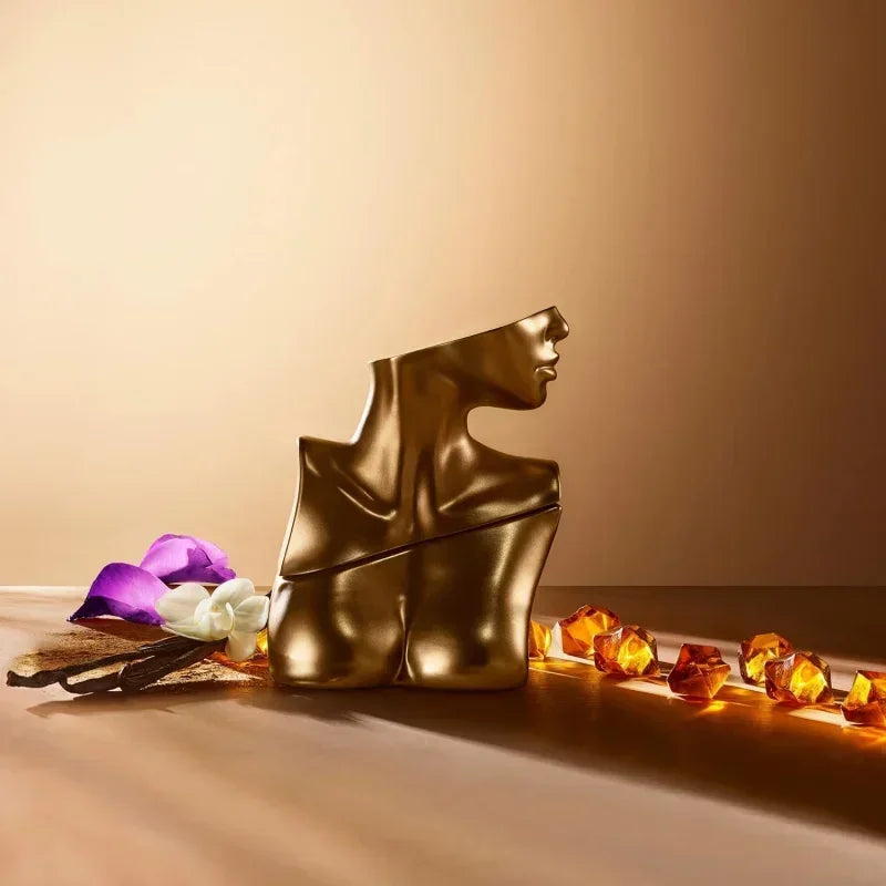 30ml Original Eau De Parfum Warm Musk Amber Gourmand Fragrance Long Lasting Classic Amber-bronze Human Sculpture Perfume Spray