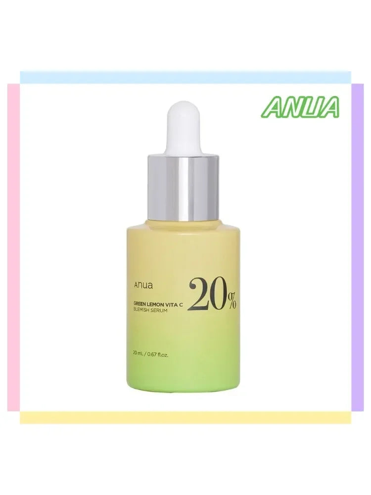 Anua Green Lemon Vitamin C Blemish Whitening Serum 20ml Anti-aging Moisturizing Original Korea Skin Care Products Night Essence