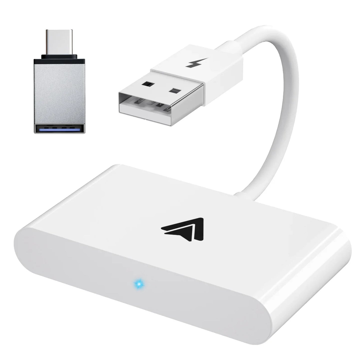 Wireless Video Android Auto Adapter with Netflix/YouTube/ TikTok for OEM Wireless CarPlay Cars