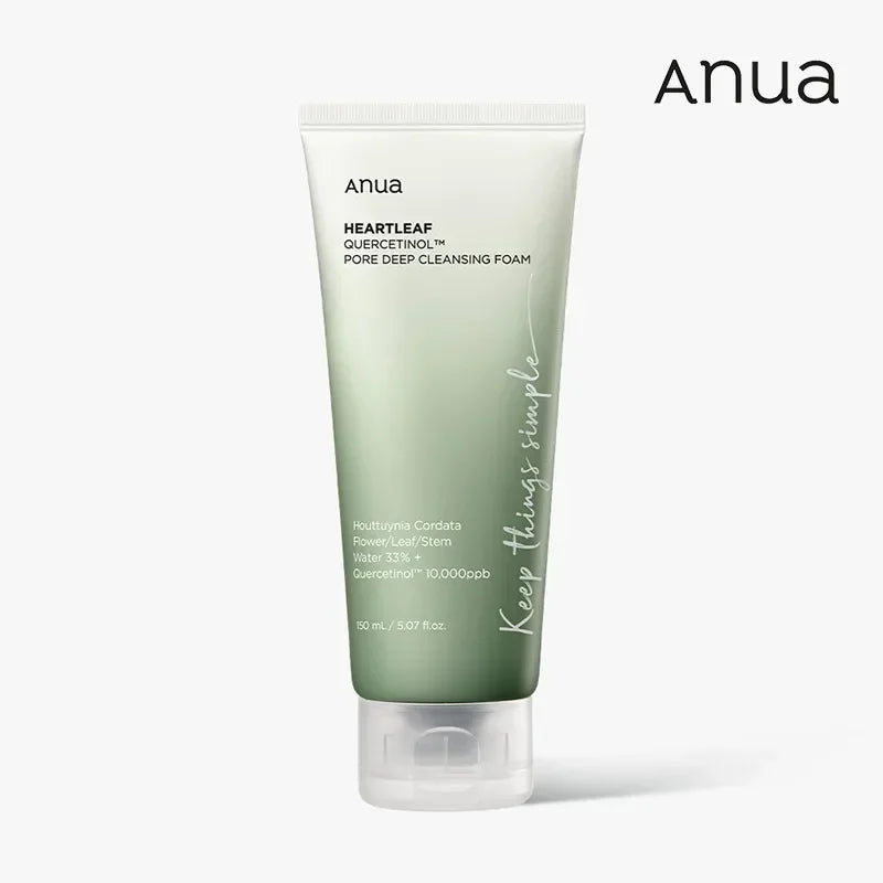 Korean Anua Heartleaf Skincare Set Moisturizing Toner Deep Cleansing Cleanser Pore Control Makeup Removal Oil Combination Set