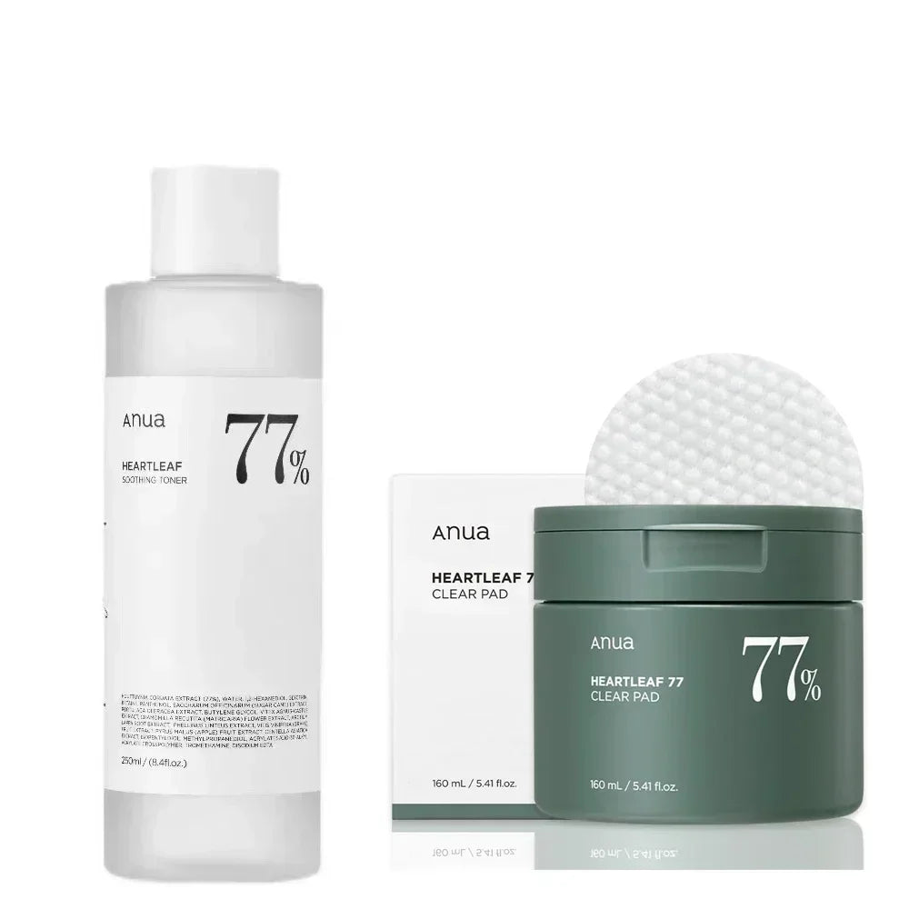 Anua Heartleaf Original Skincare Products Moisturizing Rice Toner Niacinamide Whitening Serum Cleansing Oil Peach 70% Essence