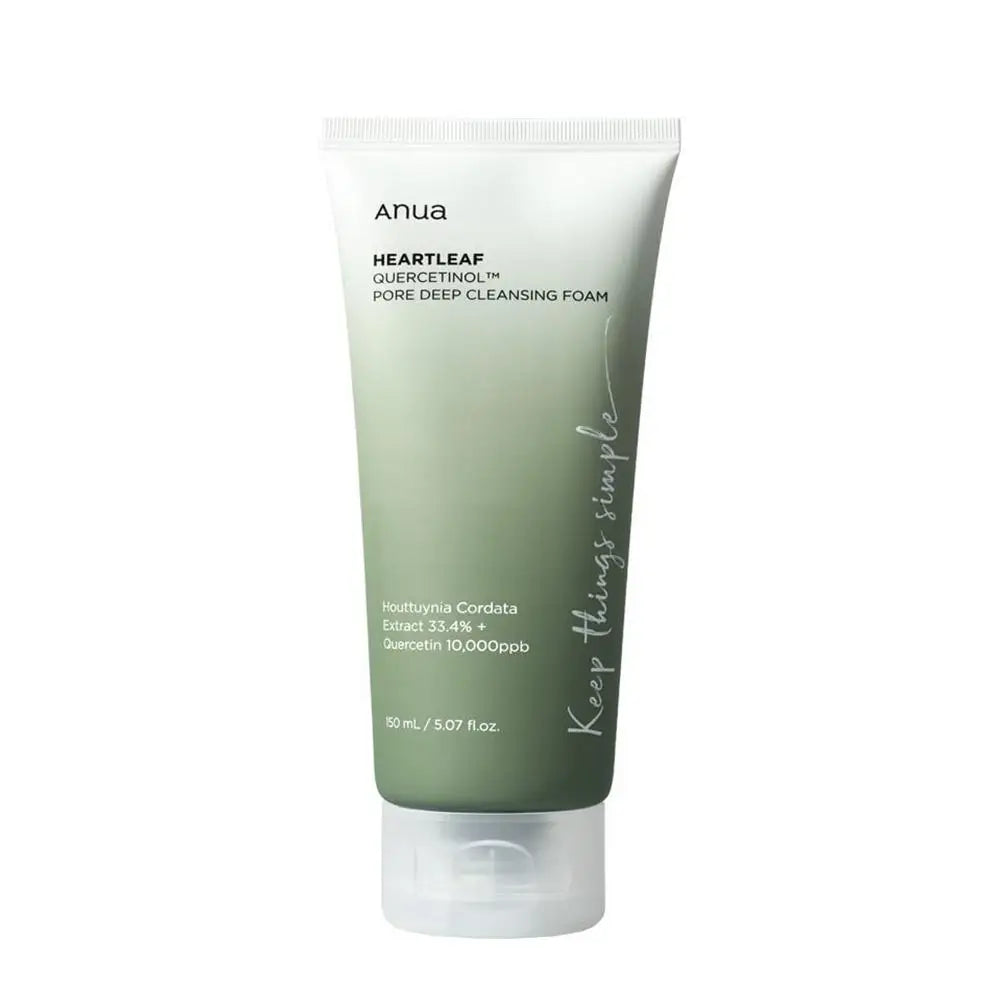 Anua Facial Cleanser Heartleaf Succinic Moisture Cleansing Foam Deep Cleaning Oil Control Pore Soothing Korean Cosmetic SkinCare