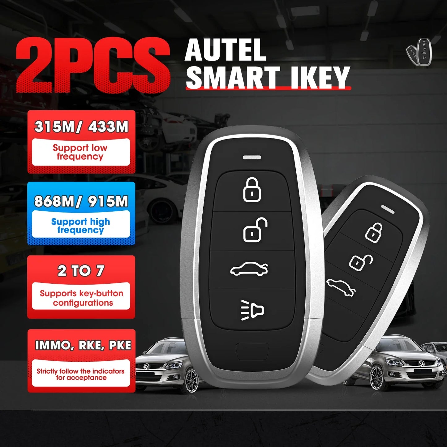 2025 Autel MaxiIM KM100 Key Fob Programming Tools KM100X key Programmer 60s Key Generation OBD IMMO Key Learning Key Free Update