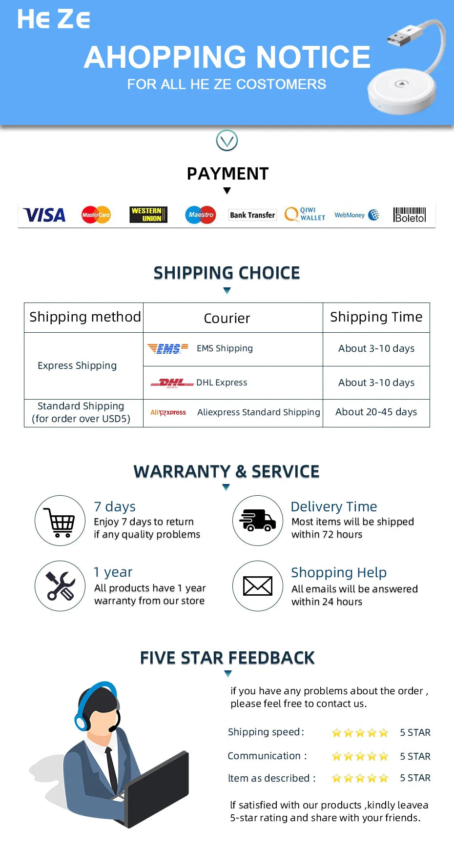 Wireless Video Android Auto Adapter with Netflix/YouTube/ TikTok for OEM Wireless CarPlay Cars