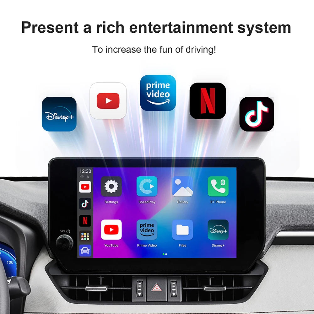New Smart CarPlay Ai Box Android 13 TV Box Wifi Wireless Android Auto Built-in Play Store For Netflix YouTube OEM CarPlay Cars