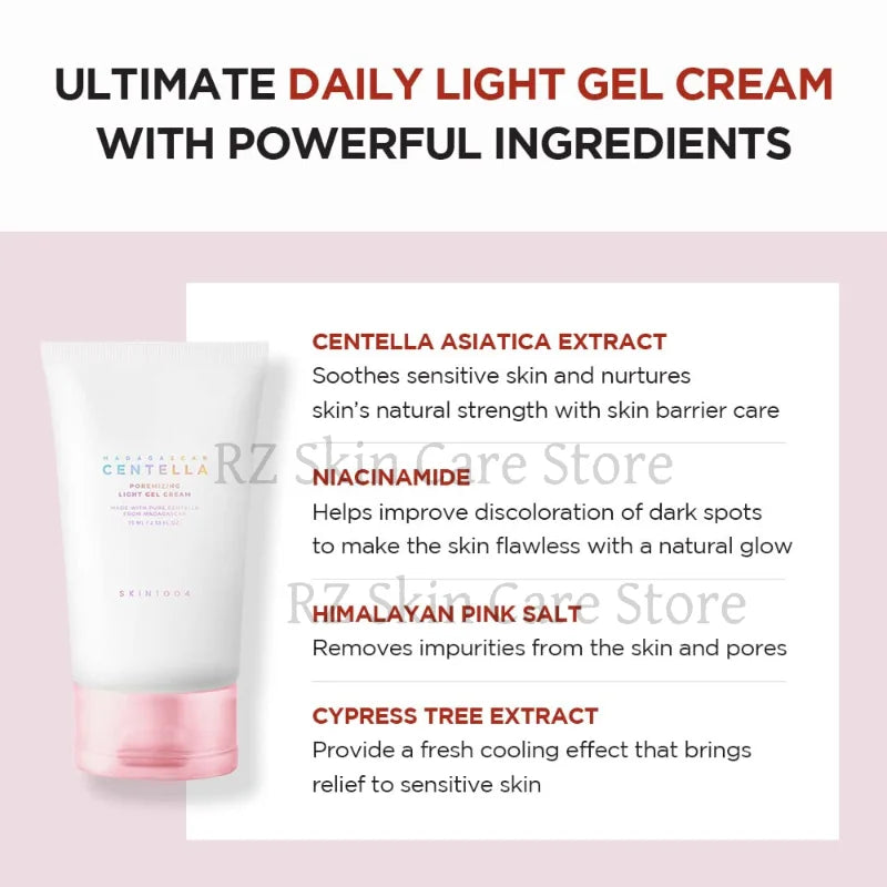 SKIN1004 Centella Skincare Whitening Cream Hyalu-Cica Moisture Tone Brightening Capsule Probio-Cica Enrich Tea-Trica B5 Cream