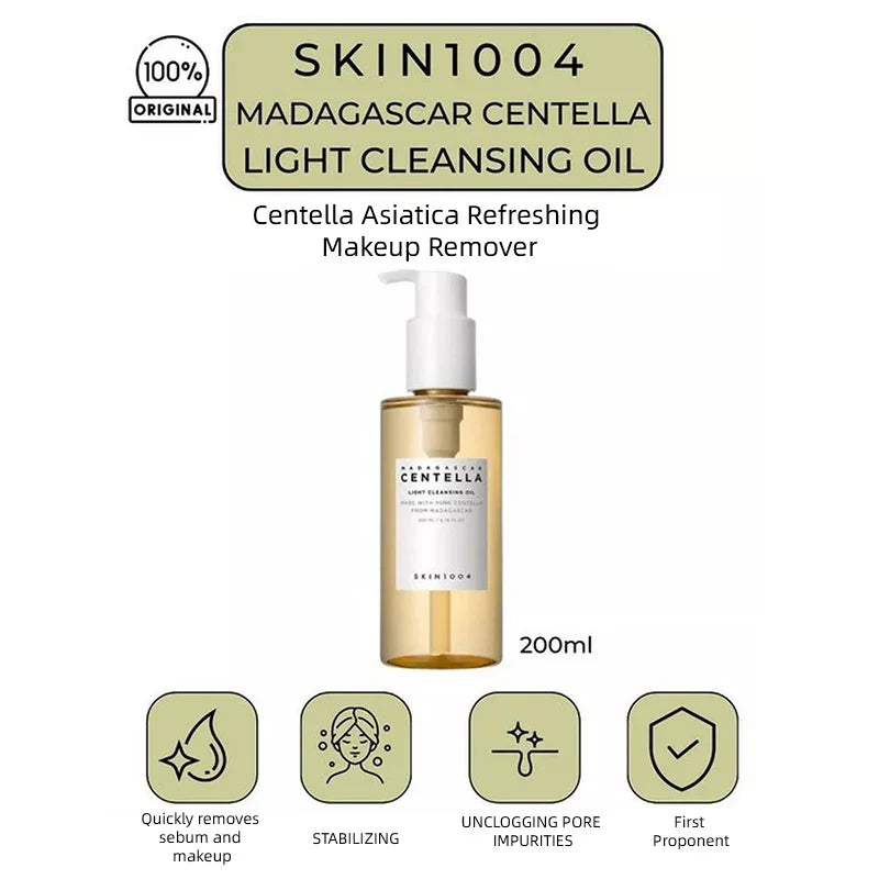 Skin1004 Madagascar Centella Asiatica Ampoule Facial Serum Moisturizing Blackhead Remover Oil Skincare Original Beauty Product