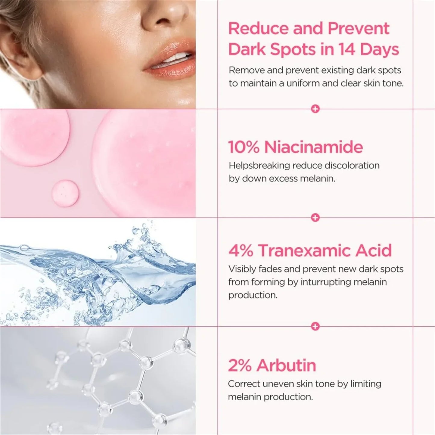 Anua 10% Niacinamide + 4% Hyaluronic Acid Serum, Hyaluronic Acid, Vitamin B12 Natural Pigment, Suitable for Sensitive Skin, 30ml
