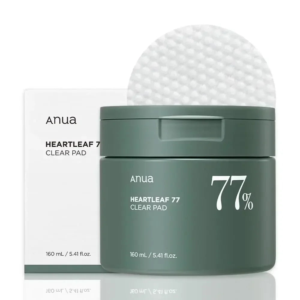 ANUA Heartleaf 77 Toner 70 Tablets Green 160ML Lemon Vitamin C Serum 20ML Korean Cosmetics pH Toner Peeling Pad Moisturizing