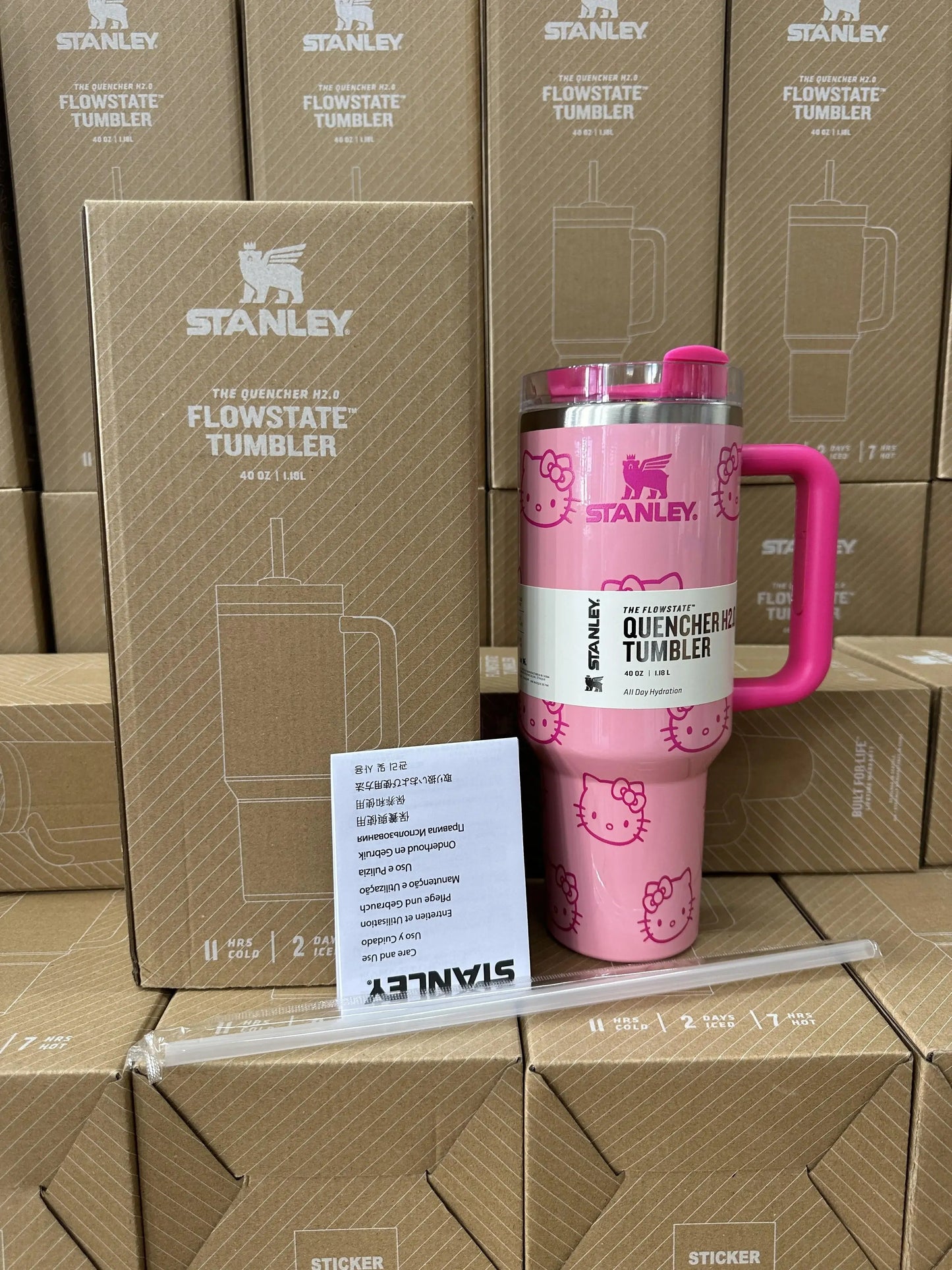 Stanley Tumbler 40 Oz Olive Leave